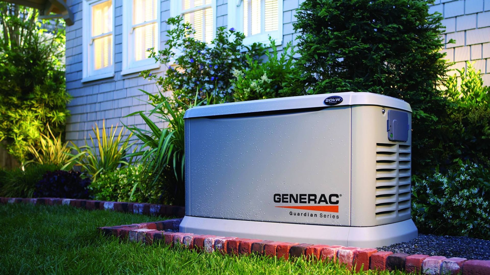 Image of a Generac whole home standby generator